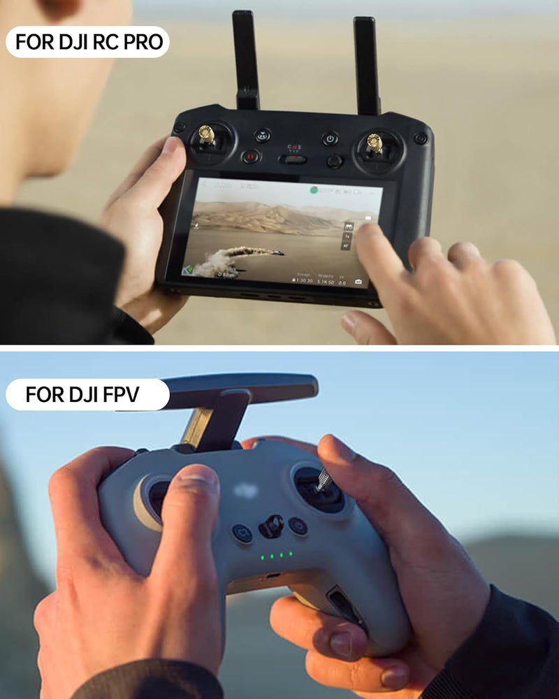 LKTOP 3 Pairs Controller Stick Replacement Joystick Thumb Rocker for DJI 𝗥𝗖 𝗣𝗿𝗼 Controller, 𝗙𝗣𝗩 𝗥𝗲𝗺𝗼𝘁𝗲 𝗖𝗼𝗻𝘁𝗿𝗼𝗹𝗹𝗲𝗿 𝟮/𝟯, Compatibility: DJI Mini 3 Pro, Air 2S, Mavic 3/Pro/Classic/Cine, Avata/2, FPV - Image 4